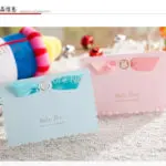 Free Shipping 6pcs/Lot Lovely Invitation Cards 3D Cartoon Baby Shower Invitation Card Baby First Birthday Favor Invitation Card - Image 5