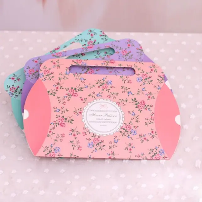 Free shipping 12PCS decoracion boda big size Bow flower Pillow candy box Gift Boxes baby shower favors wedding accessories - Image 2