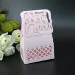 Free shipping Hollow Out Baby Shower Box Candy BOX Pearl Paper Gift Boxes Baby Birthday Party Favor Decoration  50pcs/lot - Image 2