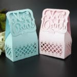 Free shipping Hollow Out Baby Shower Box Candy BOX Pearl Paper Gift Boxes Baby Birthday Party Favor Decoration  50pcs/lot