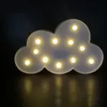 GQMML Night Light Lovely 11 LED Cloud Shape Night Light For Baby Children Bedroom Nursery Decor Holiday Decoration Z4025