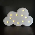 GQMML Night Light Lovely 11 LED Cloud Shape Night Light For Baby Children Bedroom Nursery Decor Holiday Decoration Z4025 - Image 3