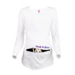 GSCH Funny Pregnant t-shirt Maternity Clothes Long Sleeve Tees Pregnant Women T Shirts Pregnancy Plus Size Top Clothing bxxr - Image 5