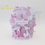 Girl Baby 3D Pop Up Greeting Cards Laser Cut Paper Craft Baby Shower Birthday Invitations Souvenirs Gift Wishes Card For Lover - Image 4