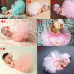 Girls Baby Tutu Skirts  Puffy Skirts Toddler/Infant Short Cake Skirt Children Princess Headband Photo Prop Costume Outfit - Image 4