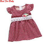 Girls Dress New Dot print Baby Bohemian Beach dresses sleeveless Children's clothing kids vestidos