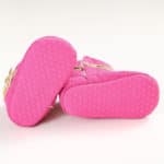 Gold Bow Winter Crib Boots Branded Soft Sole Baby Moccasins Wool Kids Snow Shoes Toddler Sneakers First Walker Warm Dots Booties - Image 6