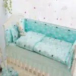 Green Clouds Baby Bedding Crib Set