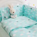 Green Clouds Baby Bedding Crib Set - Image 3