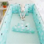 Green Clouds Baby Bedding Crib Set - Image 4