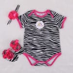 HE Hello Enjoy Bodysuit baby girl 2017 Baby girl clothes sets girl clothes outfits (Bodysuits+Accessories + Baby First Walkers) - Image 5