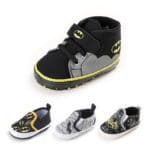 HONGTEYA Batman infant Shoes Cool Canvas Newborn Baby Boys Kids First Walkers Loafers Crib Bebe Children Soft Soled Baby Shoes - Image 3