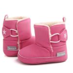HONGTEYA hot sale baby Super Warm Bow Shoes Fashion Sweet Winter Baby Girl Princess Crib Bebe Snow Soft Soled snow Boots - Image 2