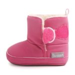 HONGTEYA hot sale baby Super Warm Bow Shoes Fashion Sweet Winter Baby Girl Princess Crib Bebe Snow Soft Soled snow Boots - Image 3