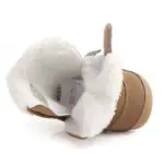 HONGTEYA hot sale baby Super Warm Bow Shoes Fashion Sweet Winter Baby Girl Princess Crib Bebe Snow Soft Soled snow Boots - Image 6