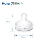 Haier Brillante BPA Free PP Feeding Bottle Original Fast Flow Nipple Set For 6m+ Baby - Image 5