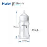 Haier Brillante  Electric Breast Pump USB /AA Battery With 230mL PP Baby Feeding Bottle  Anti-flatulence Milk Bottle 8oz - Image 6