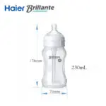 Haier Brillante  Electric Breast Pump USB /AA Battery With 230mL PP Baby Feeding Bottle  Anti-flatulence Milk Bottle 8oz - Image 6