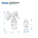 Haier Brillante Manual Breast Pumps Breast Feeding Bottle BPA Free Baby Nipple Suction Breastfeeding Breast pump Breastpump - Image 4