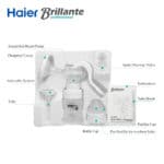 Haier Brillante Manual Breast Pumps Breast Feeding Bottle BPA Free Baby Nipple Suction Breastfeeding Breast pump Breastpump - Image 5