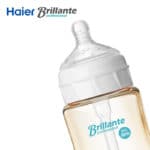 Haier Brillante PES Baby Bottles  Infant Newborn Natural Feeding Bottle with Nipple Nursing Bottle 260ml 9 Ounce BPA Free - Image 2
