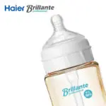 Haier Brillante PES Baby Bottles  Infant Newborn Natural Feeding Bottle with Nipple Nursing Bottle 260ml 9 Ounce BPA Free - Image 2