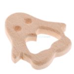Handmade Natural Wooden Animal Shape Baby Kids Teether Teething Toy Shower Gift  #T026# - Image 5
