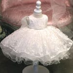 High Quality Baby Girl Dress Glitz Chiffon Baptism Dress for Girl Infant 1 Year Birthday Dress Baby Chirstening Dress for Infant - Image 3