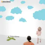 Hot Cartoon Cloud Wall Stickers For Kids Room Baby Wall Art Decals Removable Cute Home Decoration Art Wall Decor Wallpaper