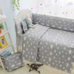 Nordic Clouds Baby Bedding baby Nursery Crib Set - Image 4