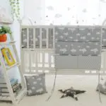 Nordic Clouds Baby Bedding baby Nursery Crib Set - Image 5