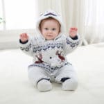 IYEAL Newborn Christmas Deer Baby Boy Warm Infant Romper Kid Jumpsuit Hooded Infant Clothes Outfit Winter Baby Clothing - Image 3