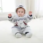 IYEAL Newborn Christmas Deer Baby Boy Warm Infant Romper Kid Jumpsuit Hooded Infant Clothes Outfit Winter Baby Clothing - Image 3