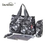 Insular Print Baby Diaper Bag for Stroller Multifunction Large Capacity Bolsa Maternidade with Accessories 6 Colors - Image 2