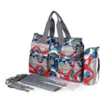 Insular Print Baby Diaper Bag for Stroller Multifunction Large Capacity Bolsa Maternidade with Accessories 6 Colors - Image 6