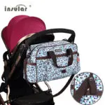 Insular Waterproof Baby Strollers Diaper Bag for Mother Large Capacity Multifunction Bolsa Maternidade with Changing Mat
