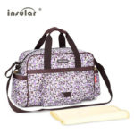 Insular Waterproof Baby Strollers Diaper Bag for Mother Large Capacity Multifunction Bolsa Maternidade with Changing Mat - Image 6