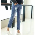 Jeans Maternity Clothing Pants For Pregnant Women Clothes Nursing Trousers Pregnancy Overalls Denim Long Prop Belly Legging New