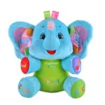 Jollybaby English Chinese Billingual Learning Music Plush Toy Baby Rattle Infant Kids Talking Lion Elephant Doll - Image 4