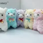 Kawaii Alpaca Vicugna Pacos Plush Toy Japanese Soft Plush Alpacasso Baby Kids Plush Stuffed Animals Alpaca Gifts