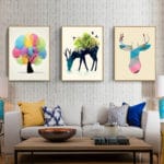 Kawaii Animal Giraffe Poster Printing Modern Nordic Cartoon Nursery Wall Art Decoration Painting Children Baby Room No Framework - Image 3