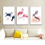Kawaii Animal Giraffe Poster Printing Modern Nordic Cartoon Nursery Wall Art Decoration Painting Children Baby Room No Framework - Image 4