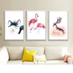 Kawaii Animal Giraffe Poster Printing Modern Nordic Cartoon Nursery Wall Art Decoration Painting Children Baby Room No Framework - Image 4