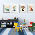 Kawaii Animal Giraffe Poster Printing Modern Nordic Cartoon Nursery Wall Art Decoration Painting Children Baby Room No Framework - Image 6