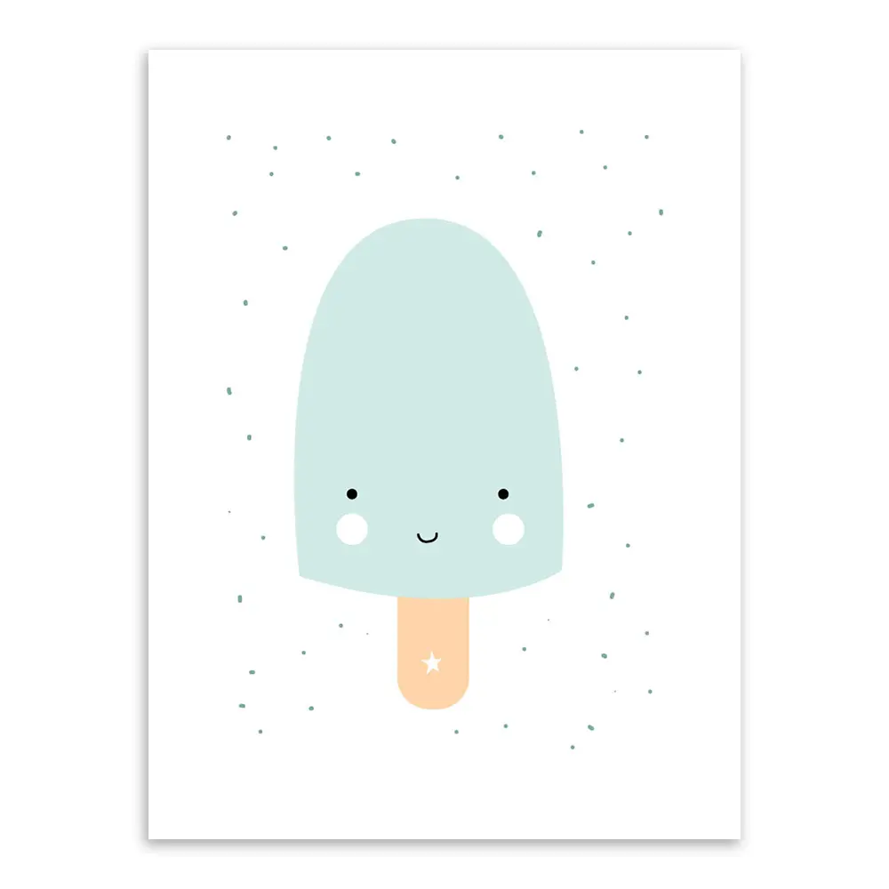 Kawaii Animal Panda Poster Print A4 Modern Nordic Cartoon Nursery Wall Art Picture Kids Baby Room Decor Canvas Painting No Frame - Image 4