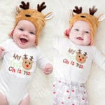 Kids Baby Boys Girls Infant Deer Romper Jumpsuit Cotton Clothes Outfits Unisex Christmas baby rompers children jumpsuits 2016 - Image 2