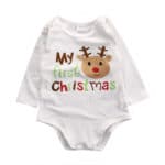 Kids Baby Boys Girls Infant Deer Romper Jumpsuit Cotton Clothes Outfits Unisex Christmas baby rompers children jumpsuits 2016