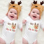 Kids Baby Boys Girls Infant Deer Romper Jumpsuit Cotton Clothes Outfits Unisex Christmas baby rompers children jumpsuits 2016 - Image 4