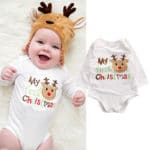 Kids Baby Boys Girls Infant Deer Romper Jumpsuit Cotton Clothes Outfits Unisex Christmas baby rompers children jumpsuits 2016 - Image 6