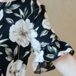 Kobeinc Summer Fashion Flower Printing Maternity Dress Cross Hollow Out Back Vestidos Premama Flouncing Sleeves Pregnancy Jurken - Image 6
